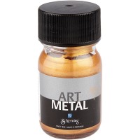 Metaliniai akriliniai dažai, aukso spalva (5104), 30 ml Metaliniai akriliniai dažai, aukso spalva (5104), 30 ml