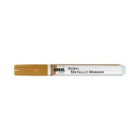 Metalinis akrilo žymeklis KREUL, vidutinis - aukso, 2–4 mm Metalinis akrilo žymeklis KREUL, vidutinis - aukso, 2–4 mm