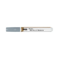 Metalinis akrilo žymeklis KREUL, vidutinis - sidabro, 2–4 mm Metalinis akrilo žymeklis KREUL, vidutinis - sidabro, 2–4 mm