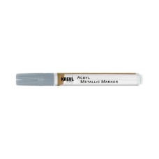 Metalinis akrilo žymeklis KREUL, vidutinis - sidabro, 2–4 mm Metalinis akrilo žymeklis KREUL, vidutinis - sidabro, 2–4 mm