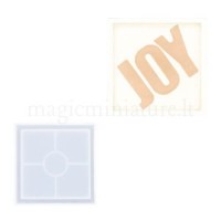 Silikoninė forma 10x10 cm, ypač tvirta – kvadratinis padėkliukas