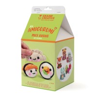Nėrimo vąšeliu rinkinys AMIGURUMI Maki ir sušiai